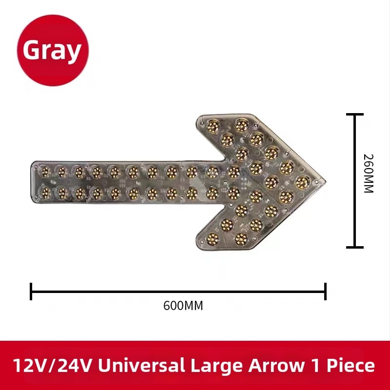 LED ενδεικτικό φως με βέλος για ψεκαστικό όχημα – διπλό φλας προειδοποίησης σήματος στροφής, 12/24V