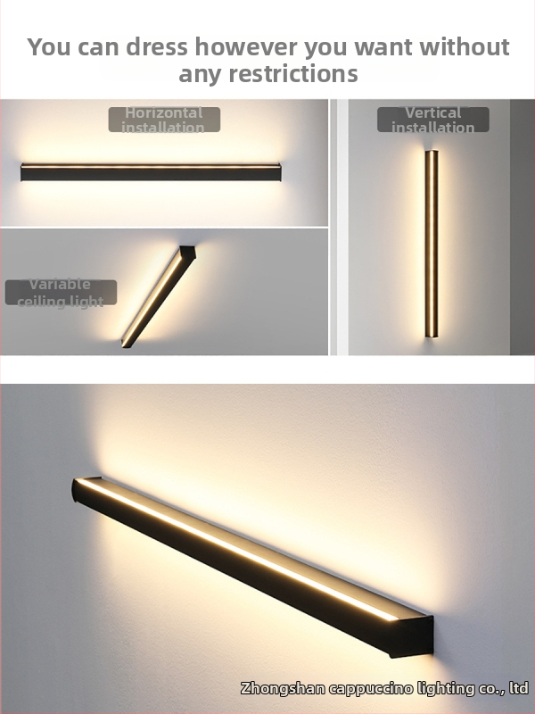 Nástenné svietidlo, moderný minimalistický štýl (hliníkové tienidlo; LED; 220V; 600)