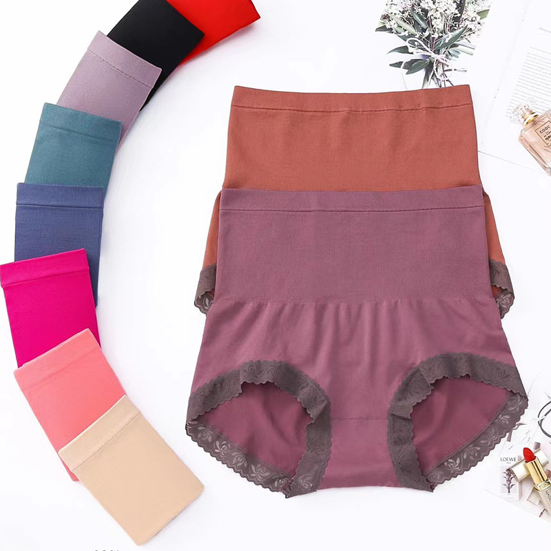 Gaćice za žene, plus size, visokim strukom – modal pamuk mješavina, podizanje stražnjice, kontrola trbuha, prozračan materijal
