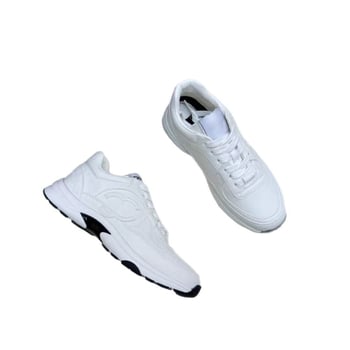 Ženske tenisice dad shoes s debelim potplatom, gornji dio od prave kože, vezanje na šnure, EVA ulošak, TPR potplat