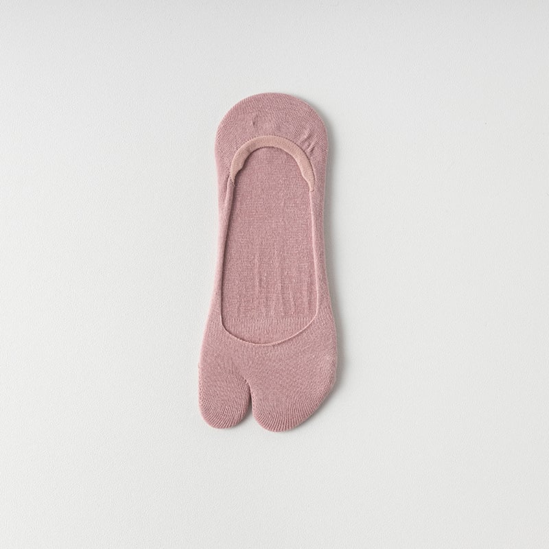 Женски чорапи с разделени пръсти, антихлъзгащи, летни тънки, памук 90–95%