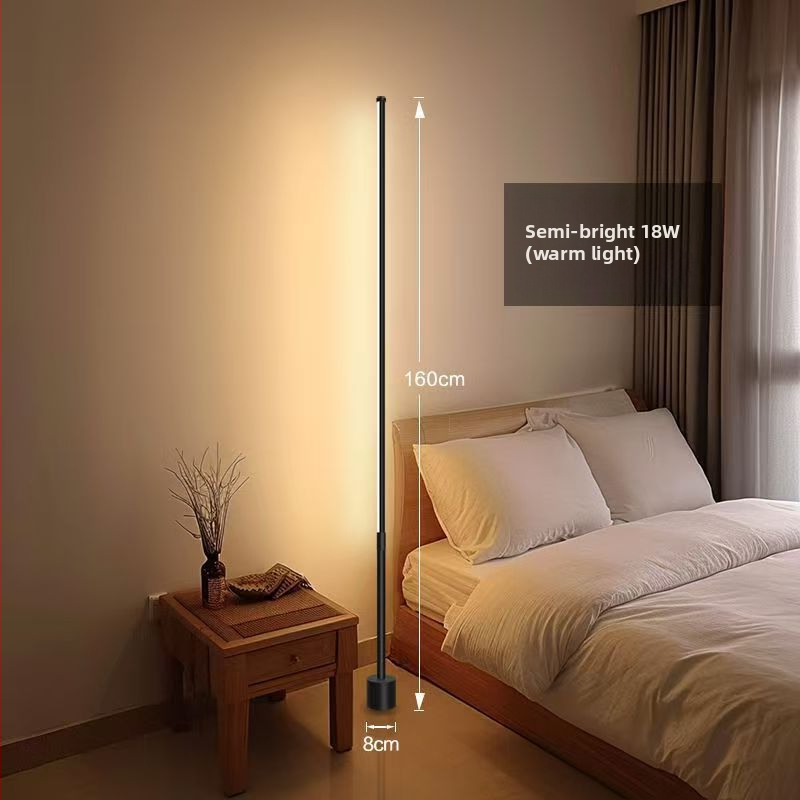 LED állólámpa – egyszerű nordic stílus, szemvédő, saroklámpa a nappaliba, 3–5 m² lefedettség