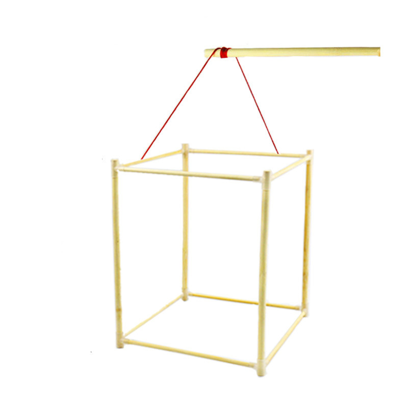 DIY Σετ Φανάρου από Μπαμπού με Σκελετό Δράκου, Μη Ηλεκτρικό, Opp Bag Συσκευασία, Για Ανοιξιάτικο Φεστιβάλ, Ηλικίες 7–14