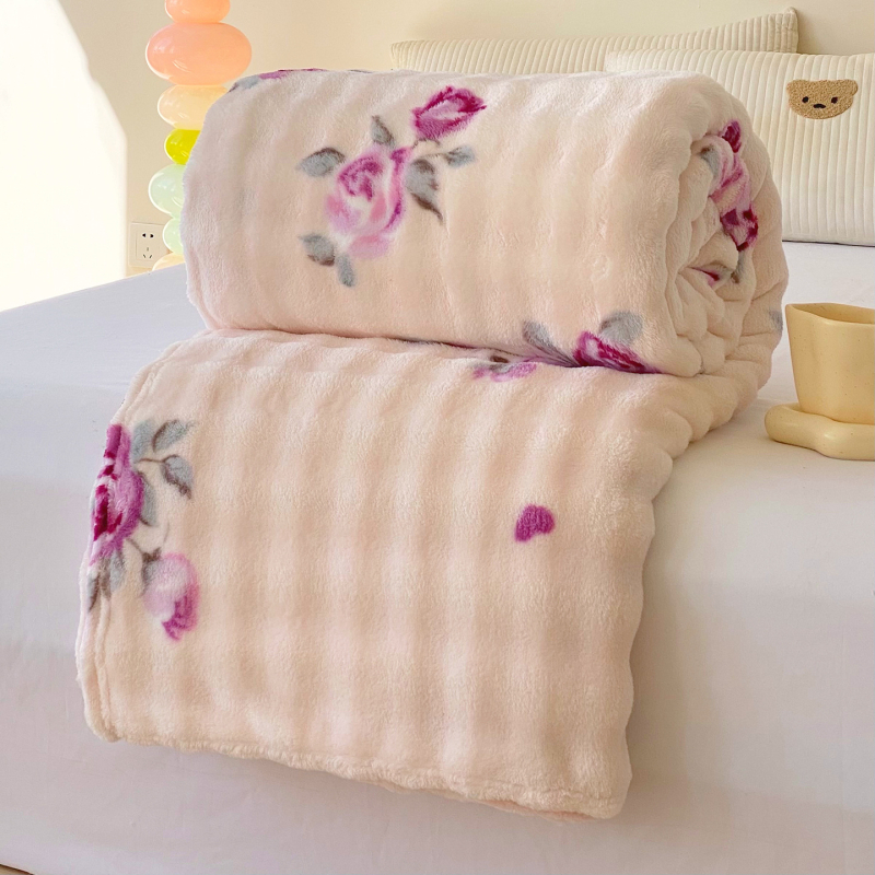 Ćebe Bubble Velvet s otiskom, Serija II, lagano za sve sezone, prilagodljivo