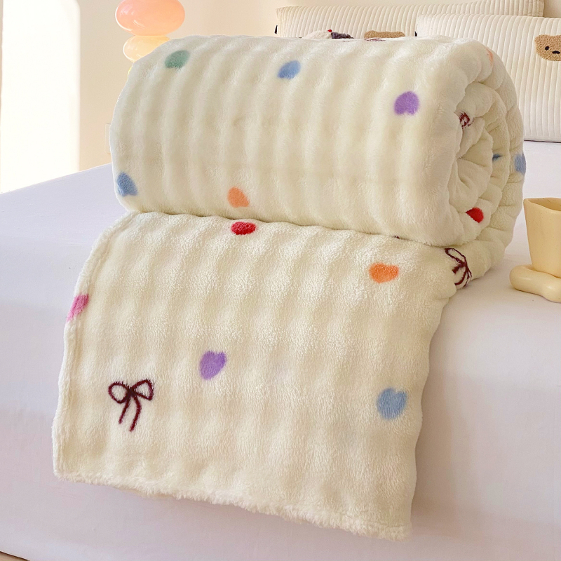 Ćebe Bubble Velvet s otiskom, Serija II, lagano za sve sezone, prilagodljivo