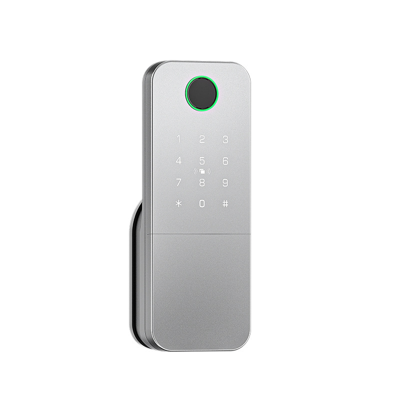 Okos zár rozsdamentes acél ajtóhoz ujjlenyomat és jelszó védelmével, vízálló kültéri használatra (Modell: G105; Import: Nem; Feldolgozás és testreszabás: Nem)