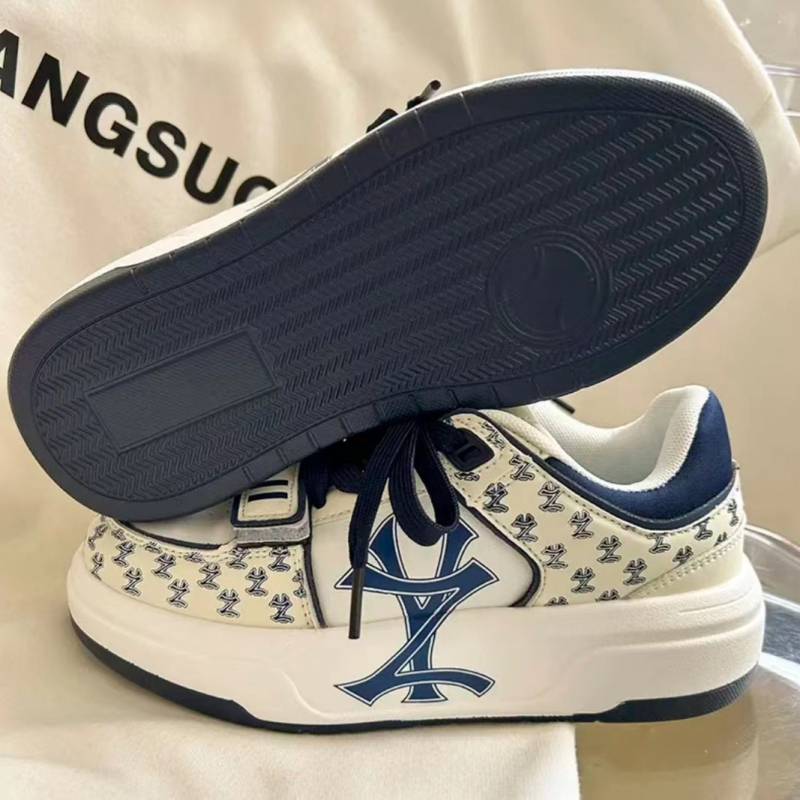 Unisex sportske casual tenisice, niski gornji dio, uzorak s slovima, gumeni potplat, peta 3-5 cm