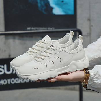 Παπούτσια μασάζ ποδιών με μαγνητική δόνηση - Δίκτυο εξωτερικά παπούτσια τρεξίματος για γυναίκες, μπροστινά κορδόνια, στρογγυλή μύτη, 3-5 cm ύψος φτέρνας, Καλοκαίρι 2025