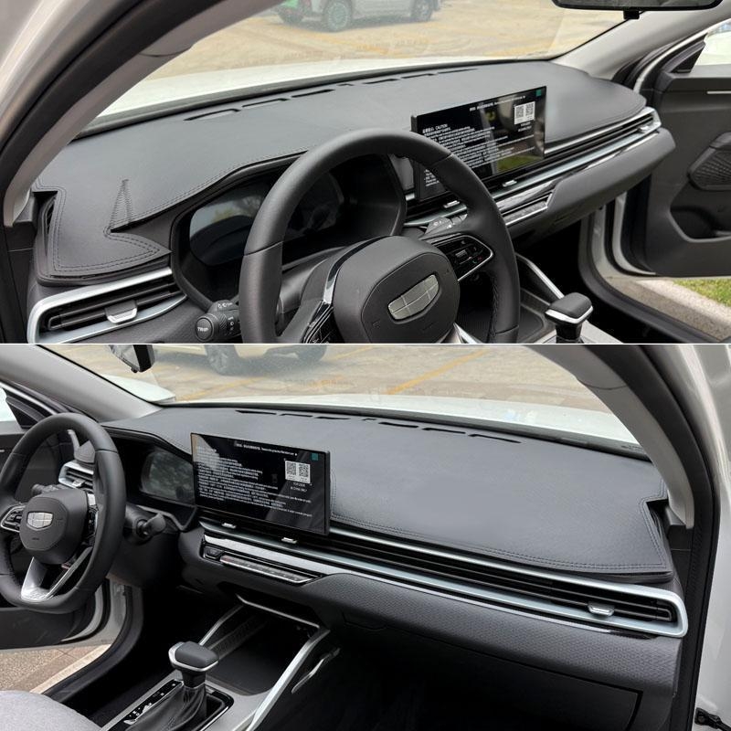 Suede υλικό για εσωτερικό αυτοκινήτου – κεντρική κονσόλα, προστασία από φως, με σχέδιο λογότυπου μάρκας, επίσημα αδειοδοτημένο για Emgrand Longteng τετάρτης γενιάς (22–25)