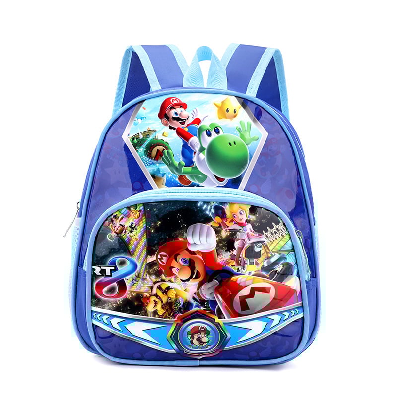 Detský batoh s dvomi ramennými popruhmi a Kuromi postavou (Materiál: nylon; Nepremokavý; Ultra ľahký; Zníženie záťaže; Vankúšové popruhy)