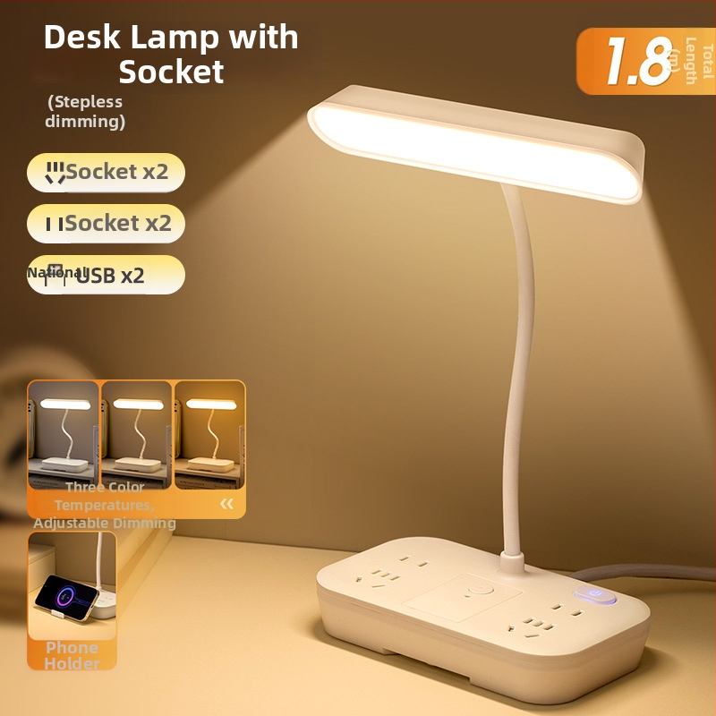 LED γραφείου λαμπτήρας με προστασία ματιών, φωτισμός για μελέτη, απομακρυσμένος έλεγχος και ευφυής έλεγχος, τροφοδοσία από πρίζα 110V