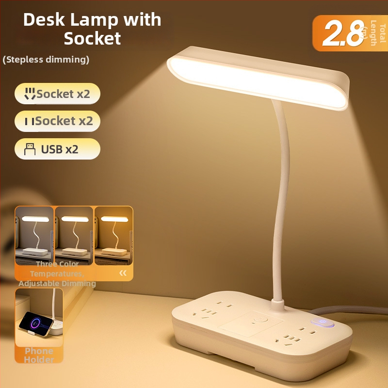 LED γραφείου λαμπτήρας με προστασία ματιών, φωτισμός για μελέτη, απομακρυσμένος έλεγχος και ευφυής έλεγχος, τροφοδοσία από πρίζα 110V