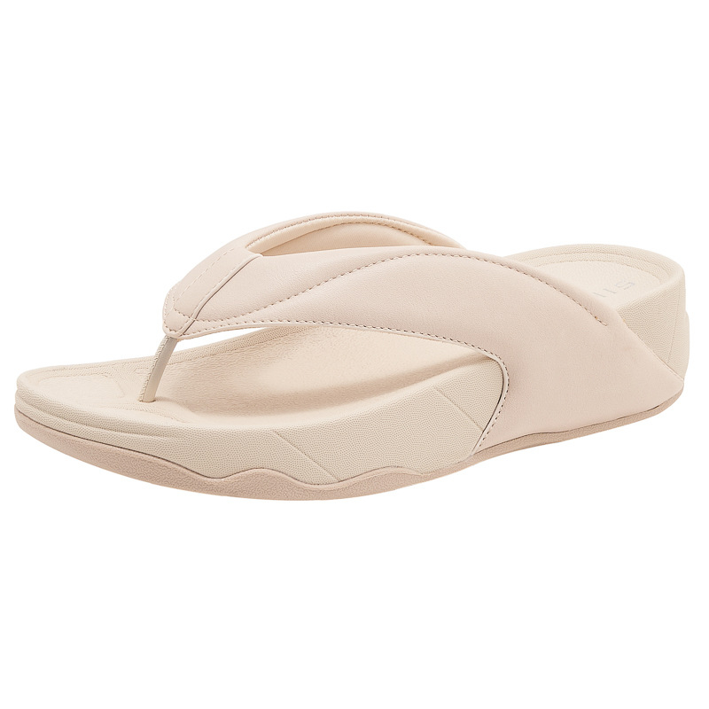 Siketu sandale s uzorkom riblje kosti (herringbone), gornji PU, potplat PU, unutarnje mikrovlakno, okrugli vrh, ljetni model 2024, model 987-3