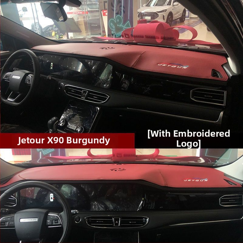 Μάτ εσωτερικής σκίασης αυτοκινήτου με αντιολισθητικό κάτω μέρος, για Jietu X70Plus 90, δερμάτινο κέντημα, εκτύπωση λογότυπου, εξουσιοδοτημένη ιδιωτική μάρκα