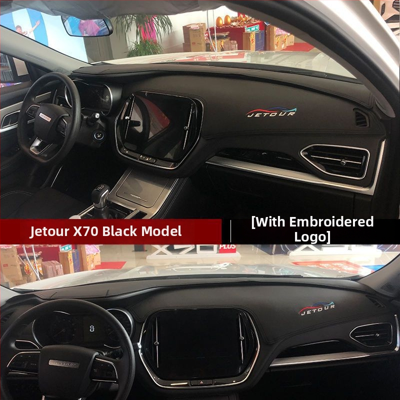 Μάτ εσωτερικής σκίασης αυτοκινήτου με αντιολισθητικό κάτω μέρος, για Jietu X70Plus 90, δερμάτινο κέντημα, εκτύπωση λογότυπου, εξουσιοδοτημένη ιδιωτική μάρκα