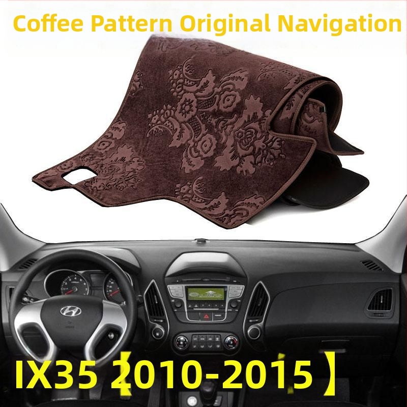 Μάτ προστασίας ταμπλό αυτοκινήτου για Hyundai ix35 – βελούδινο υλικό, μόνωση θερμότητας, εκτυπωμένο λογότυπο, εξουσιοδοτημένη ιδιωτική μάρκα