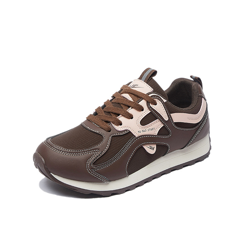 Ženski korejskog stila chunky dad shoes s podizanom potplatom 3–5 cm, PU gornji dio, prednje vezanje