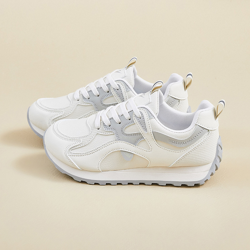 Ženski korejskog stila chunky dad shoes s podizanom potplatom 3–5 cm, PU gornji dio, prednje vezanje