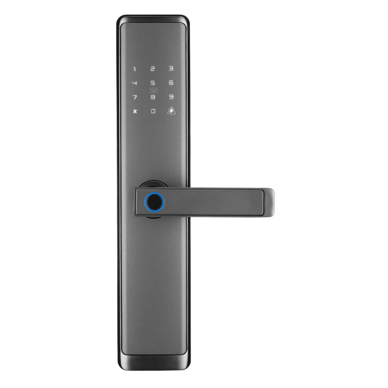 Bq5 poluautomatska Bluetooth pametna brava za masivna vrata — 100 otisaka prsta, >200000 otključavanja, skeniranje <0,5 s, napajanje DC