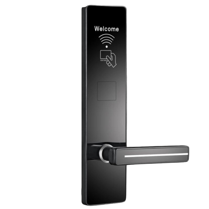 Szállodai okos zár IC-kártyával, hozzáférés jelszó és ujjlenyomat révén — megnövelt lopás elleni védelem, testreszabható