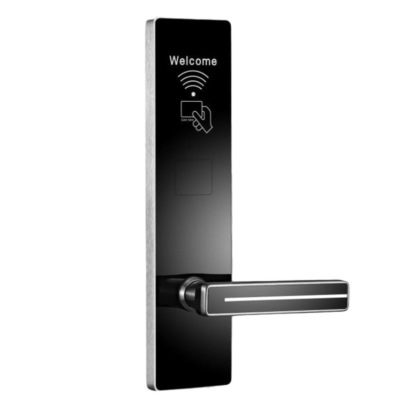 Szállodai okos zár IC-kártyával, hozzáférés jelszó és ujjlenyomat révén — megnövelt lopás elleni védelem, testreszabható