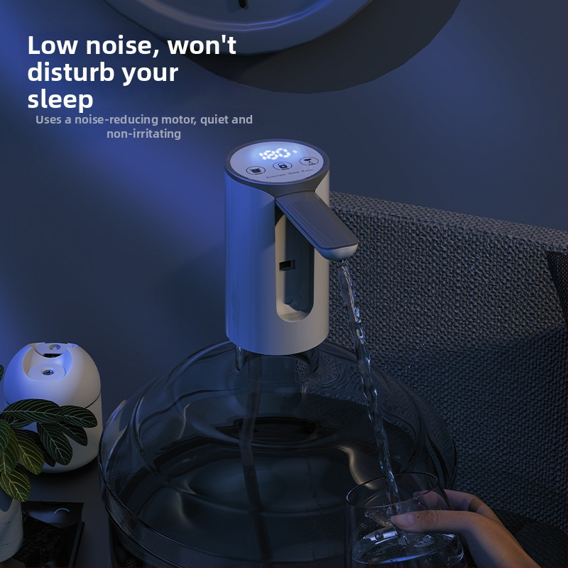 Skladacia elektrická pumpa na balenú vodu s dotykovým displejom, model D36, USB napájanie, 5V, 5W