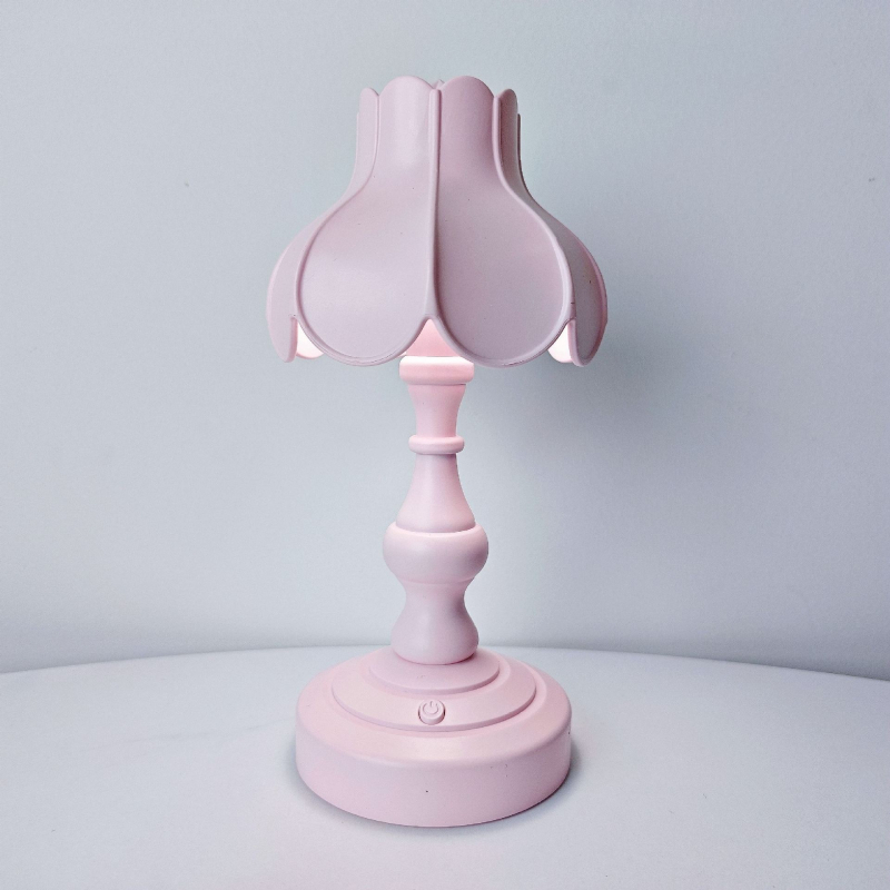 DIY Χειροποίητη Τραπεζολάμπα με Φύλλο Λωτού και Νυχτερινό Φως, USB Τροφοδοσία, Πλαστικό Αβαζούρ, Διακόπτης Κουμπί, Μοντέρνο Βορειοευρωπαϊκό Στυλ