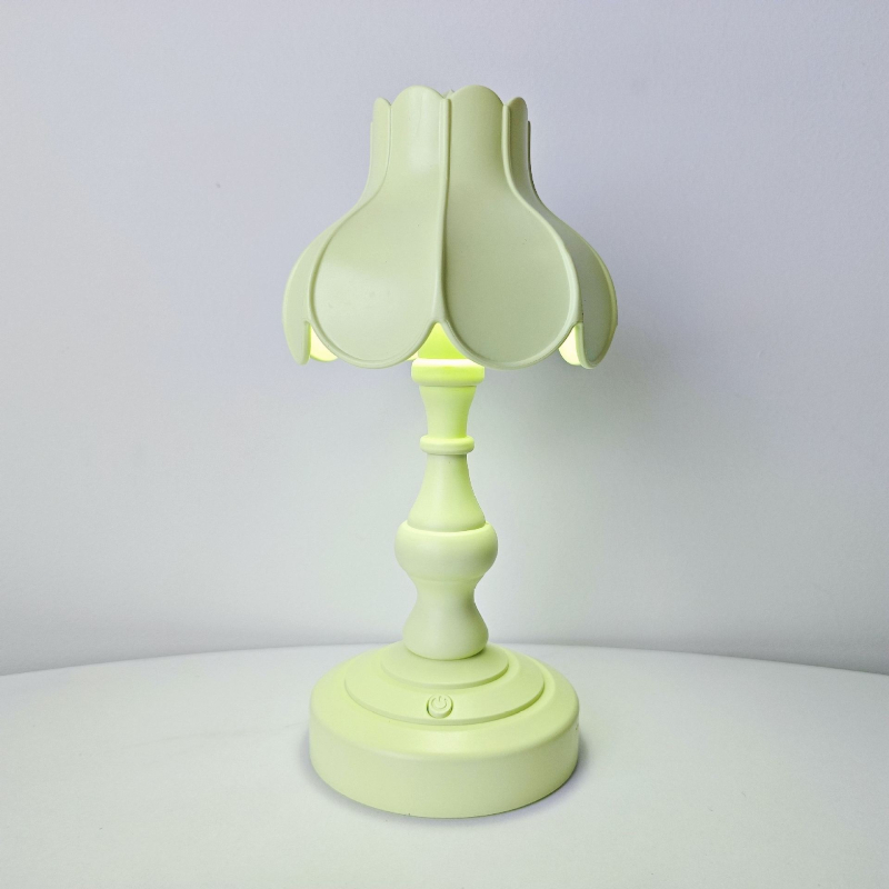 DIY Χειροποίητη Τραπεζολάμπα με Φύλλο Λωτού και Νυχτερινό Φως, USB Τροφοδοσία, Πλαστικό Αβαζούρ, Διακόπτης Κουμπί, Μοντέρνο Βορειοευρωπαϊκό Στυλ