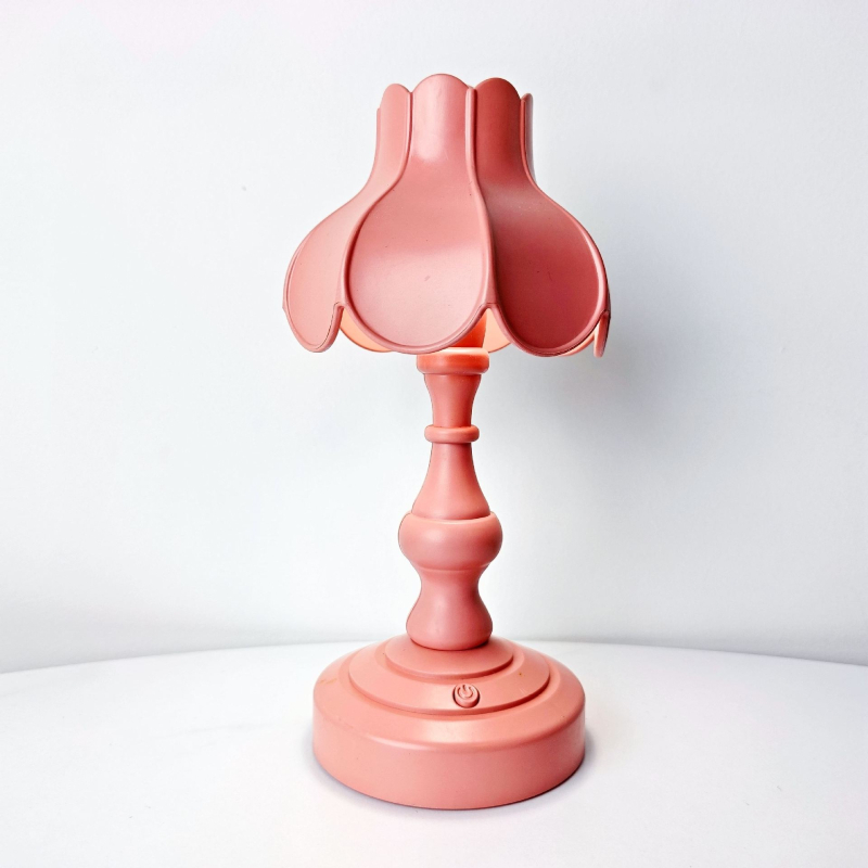 DIY Χειροποίητη Τραπεζολάμπα με Φύλλο Λωτού και Νυχτερινό Φως, USB Τροφοδοσία, Πλαστικό Αβαζούρ, Διακόπτης Κουμπί, Μοντέρνο Βορειοευρωπαϊκό Στυλ