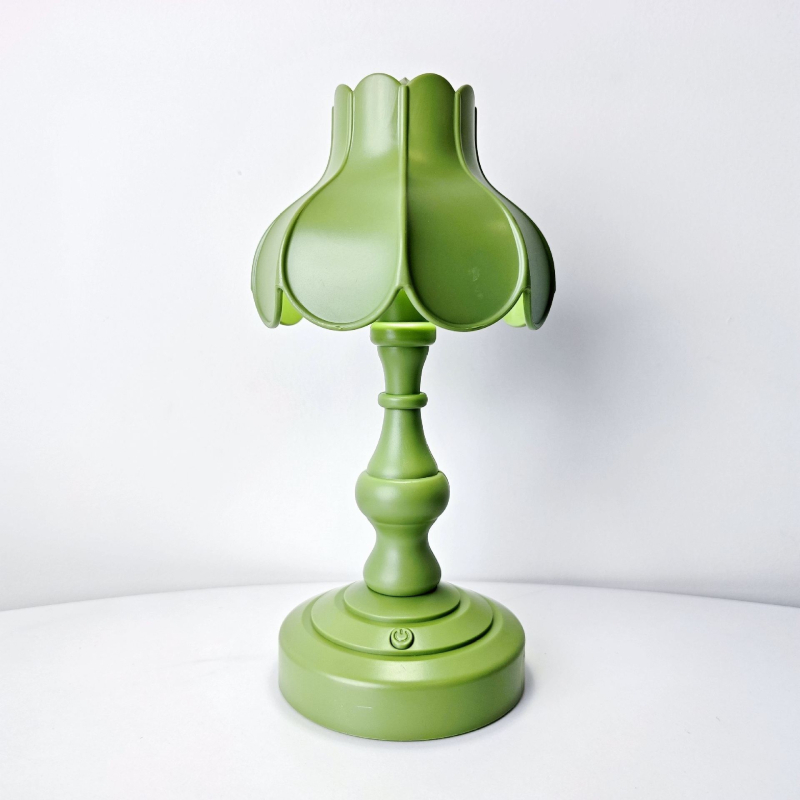 DIY Χειροποίητη Τραπεζολάμπα με Φύλλο Λωτού και Νυχτερινό Φως, USB Τροφοδοσία, Πλαστικό Αβαζούρ, Διακόπτης Κουμπί, Μοντέρνο Βορειοευρωπαϊκό Στυλ