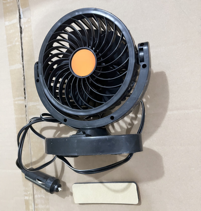 Automobilski ventilator dvostruke napetosti 12V/24V, ABS plast, hlađenje, 220W, prenosni