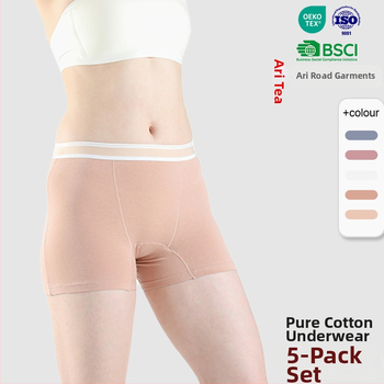 Dámske boxerky s vysokým pásom – stiahnutie brucha, zdvihnutie zadku a ochrana proti priehľadnosti – 95-100% bavlna