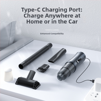 Aspirator auto fără fir – portabil, aspirație 5300 Pa, putere 60 W, autonomie baterie 17 min, reîncărcabil