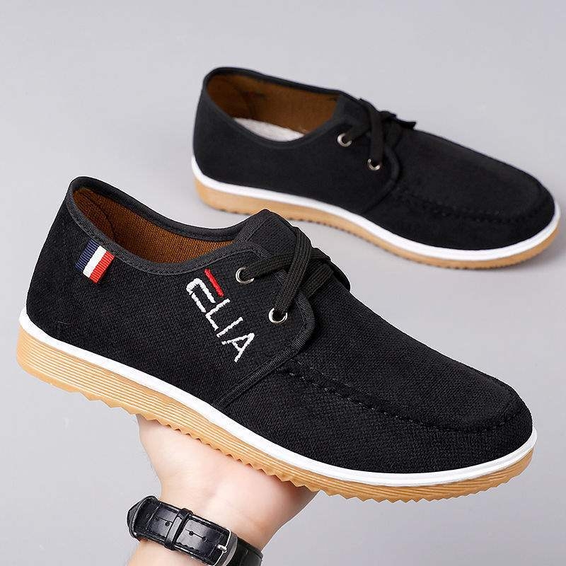 Casual cipele od platna, okrugli vrh prsta, gornji dio od pamuka, potplat PVC, niski potpetica 1-3 cm, proljeće