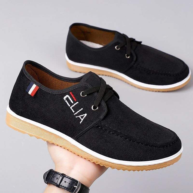 Casual cipele od platna, okrugli vrh prsta, gornji dio od pamuka, potplat PVC, niski potpetica 1-3 cm, proljeće