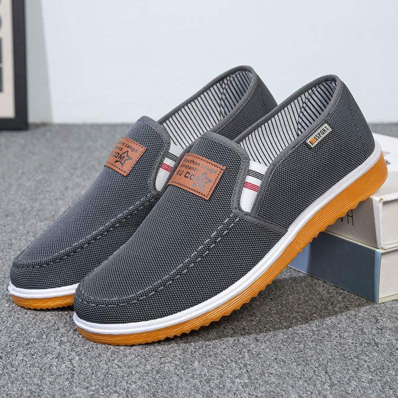 Casual cipele od platna, okrugli vrh prsta, gornji dio od pamuka, potplat PVC, niski potpetica 1-3 cm, proljeće