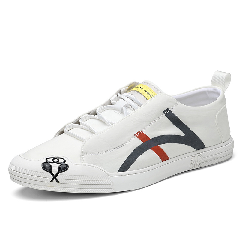 Ανδρικά Slip-On Casual Παπούτσια, Δροσερό Υφασμάτινο Πάνω Μέρος, Χαμηλό Προφίλ, Κυκλικός Δάκτυλος, Καουτσούκ Σόλα