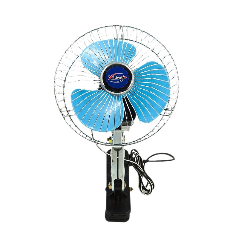 Automobilski ventilator s klipom, širokokutna oscilirajuća glava, 20W plastični