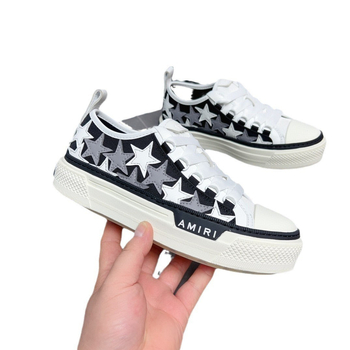 Unisex καμβά sneakers με αναπνεύσιμο επάνω μέρος, μοτίβο αστέρα, χαμηλός προφίλ, κορδόνια, καουτσούκ σόλα, EVA πάτος