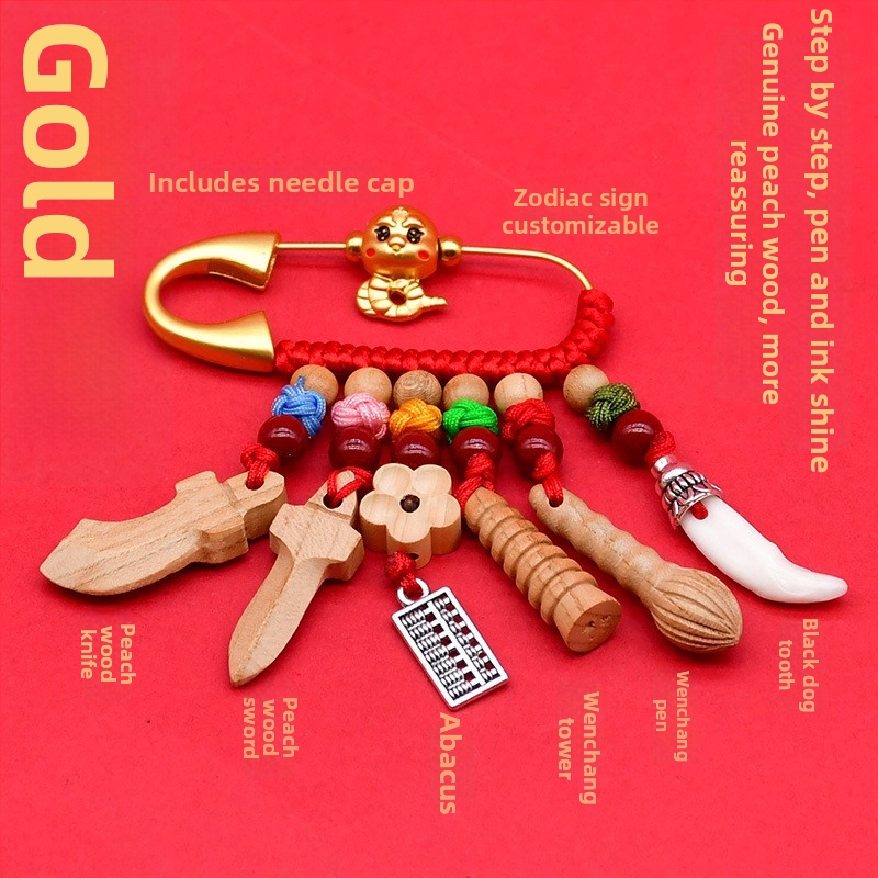 Брошка от сплав, зодиакален знак, електроплатиране, мультяшен стил