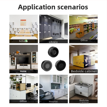 Inteligentný zámok s otlačkom prsta pre nábytkové zásuvky — hliníková zliatina, F126/F128/F130; vhodné pre komodu, nočný stolík, archivačný kabinet, botník; moderný minimalistický štýl
