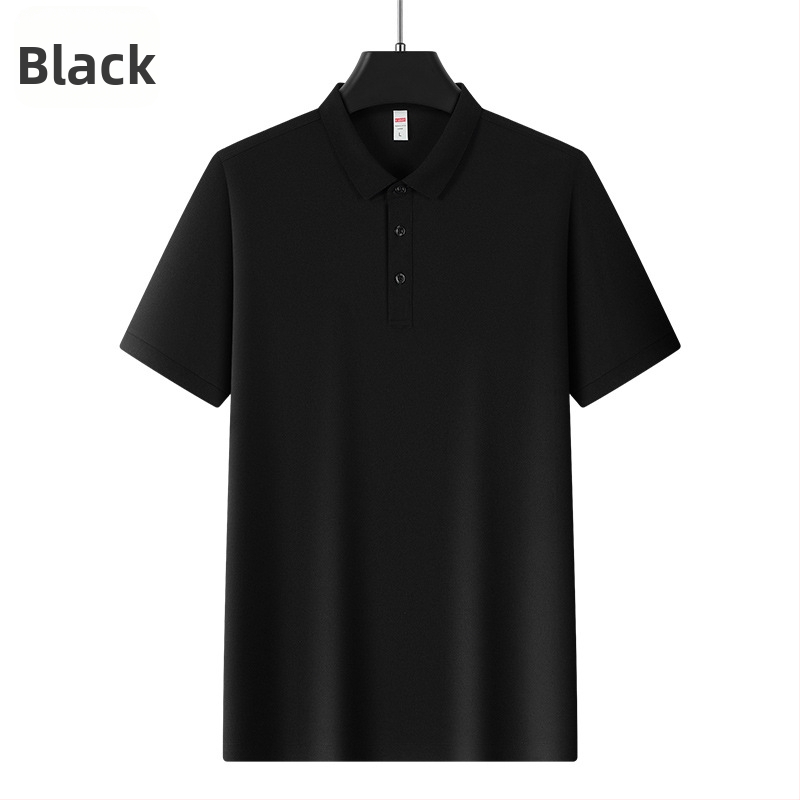 Ανδρικό πόλο από Ice Silk, κοντά μανίκια, 96% πολυεστέρας