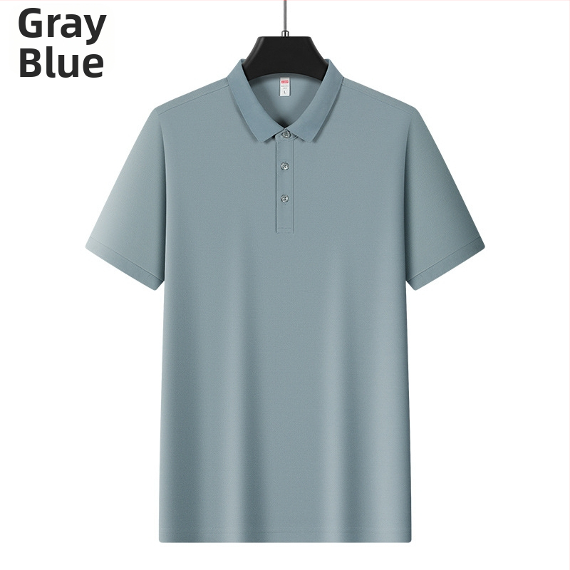 Ανδρικό πόλο από Ice Silk, κοντά μανίκια, 96% πολυεστέρας