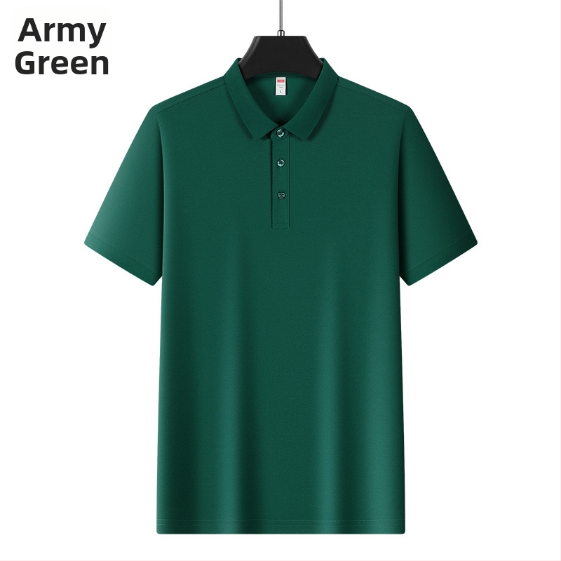 Ανδρικό πόλο από Ice Silk, κοντά μανίκια, 96% πολυεστέρας