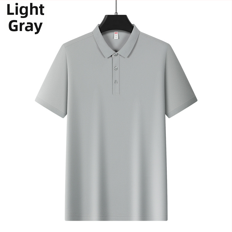 Ανδρικό πόλο από Ice Silk, κοντά μανίκια, 96% πολυεστέρας