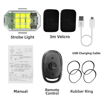 M3 Φωτιστικό στροβ για drones, οχήματα, μοτοσικλέτες και ηλεκτρικά ποδήλατα — ABS σώμα, Ισχύς 3, Τάση 3V, Ρεύμα 0.02A