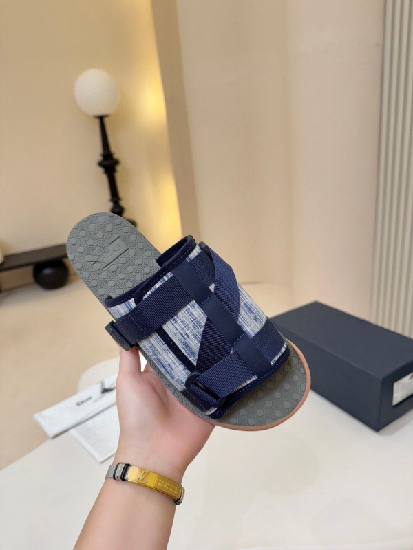 Muške slide sandale s mrežastim gornjim dijelom, gumom potplatom, jednostavno navlačenje