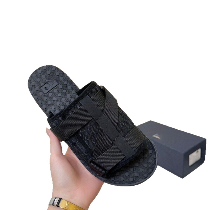 Muške slide sandale s mrežastim gornjim dijelom, gumom potplatom, jednostavno navlačenje