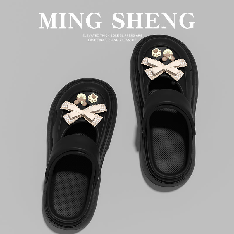 Γυναικεία Mary Jane σανδάλια με διάτρητο σχέδιο, παχιά σόλα 2–3 cm, PVC επάνω μέρος, καλοκαιρινό καθημερινό στυλ