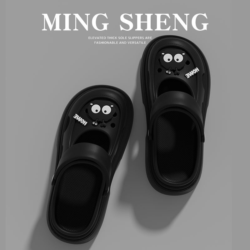 Γυναικεία Mary Jane σανδάλια με διάτρητο σχέδιο, παχιά σόλα 2–3 cm, PVC επάνω μέρος, καλοκαιρινό καθημερινό στυλ